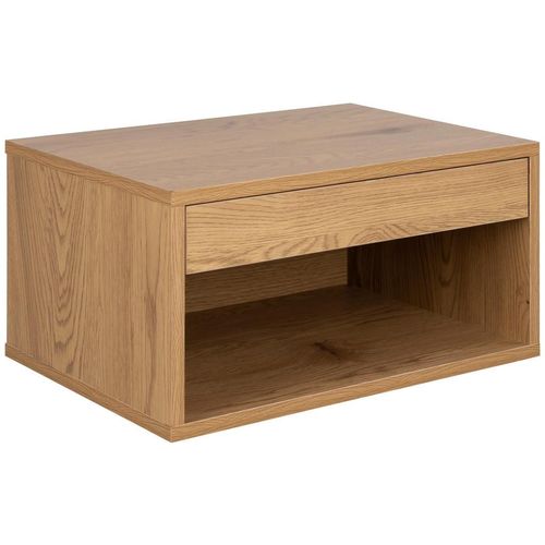 Mid.you Nachtschrank Actona Cholet , Eiche , Holzwerkstoff , 1 Schubladen , 50x24.3x35 cm , Reach , hängend , Schlafzimmer, Nachttische