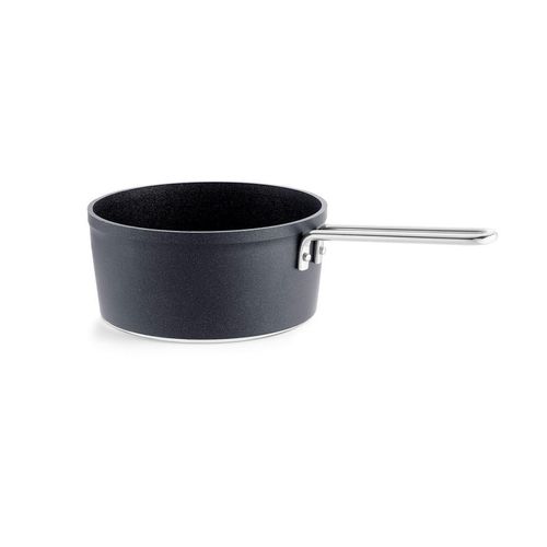 Fissler Stielkasserolle Adamant , Schwarz , Metall , 2 L , backofengeeignet, kratzfest , Kochen, Töpfe, Stielkasserollen