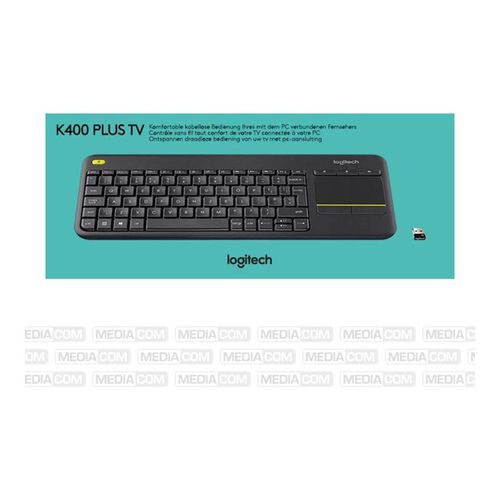 Logitech Tastatur wireless,Unifying K400 sw (52-990-063)
