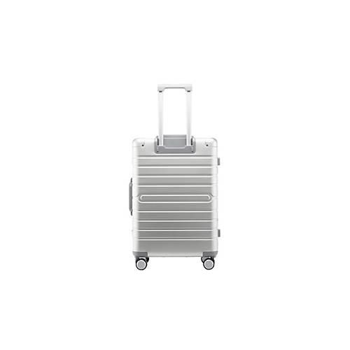 Trolley Alumaxx Gravity, Hauptfach, herausnehmbare Trennwand, Teleskopgriff, abschließbar, B 550 x T 200 x H 370 mm, Aluminium, silber