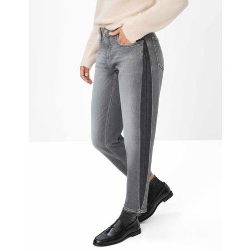 Brax Damen Five-Pocket-Hose Style MILEY S USED LIGHT GREY, denim grau, Gr. 48 Image