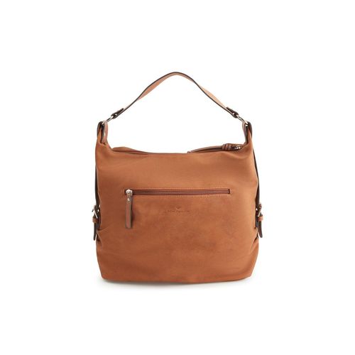 TOM TAILOR Damen TTCAIA Beuteltasche aus Lederimitat, braun, Uni, Gr. ONESIZE