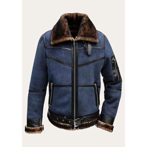 Lammfelljacke - B16 BLAU - Größe: M Image