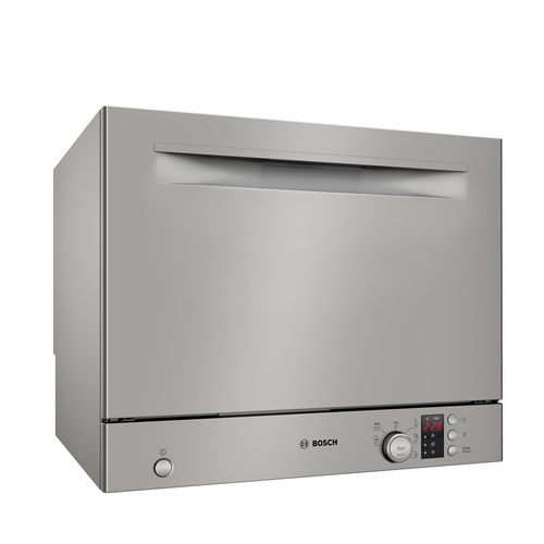 Bosch Geschirrspüler Freistehend Serie 2 silber 55 cm AquaStop SKS2ITI00E