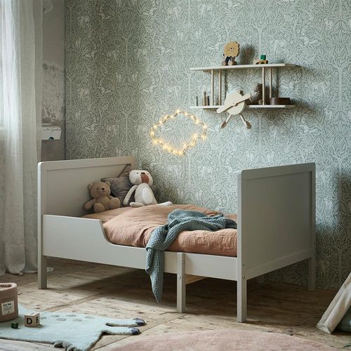 Petite Amélie Kinderbett Brume – mitwachsend – 80x140/170/200 cm – Grau – mit Lattenrost