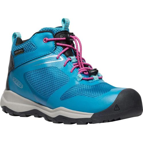 Kinderschuhe keen jr wanduro mid wp fjord blau/fuchsia lila blau 38