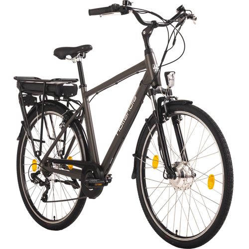 E-Citybike Herren 28'' Hollandia Zagon Grau 6 Gänge Hollandia 187E