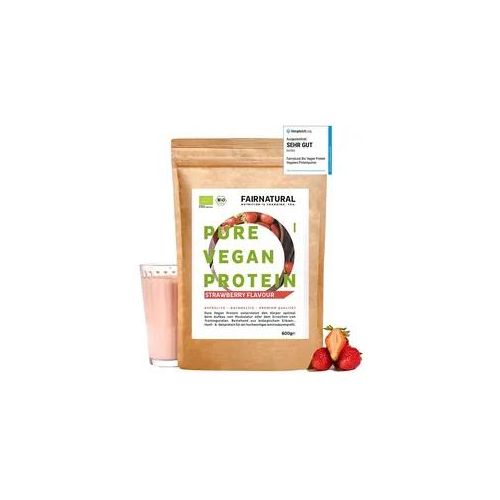 Bio Veganes Proteinpulver Erdbeere ohne Soja
