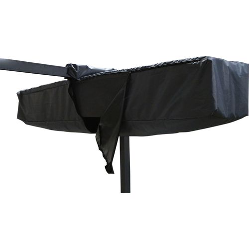 Schutzdach SIENA GARDEN, grau (anthrazit), B:43cm L:252cm, Polyester, Markisenschutzdächer