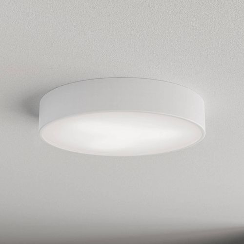 Deckenlampe Cleo 400, weiß, Sensor, IP54, Ø 40 cm, Metall