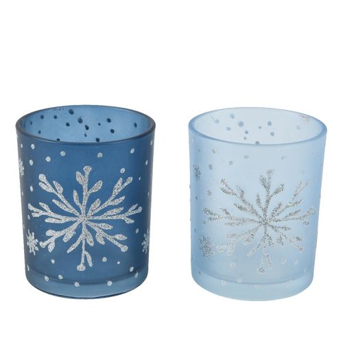 Windlicht SCHNEEFLOCKE