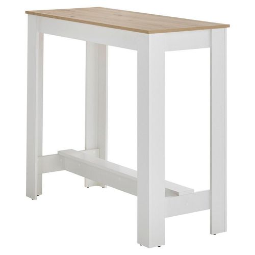 Mid.you Bartisch Modesto , Weiß, Eiche Artisan , Holzwerkstoff , rechteckig , eckig , 50x103x115 cm , Esszimmer, Tische, Stehtische