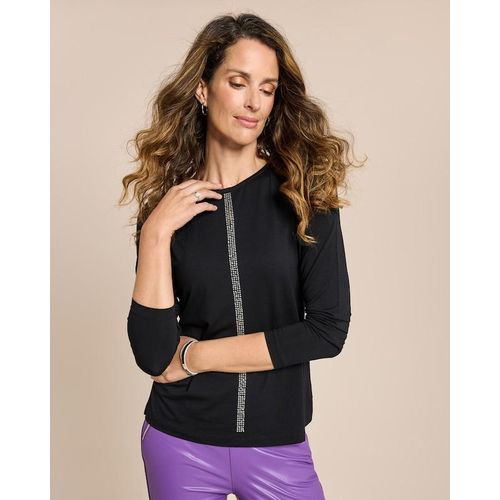 Shirt mit Strasssteinbesatz