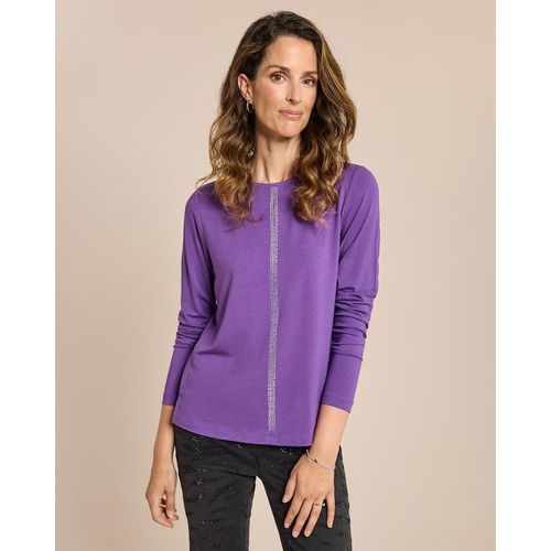 Shirt mit Strasssteinbesatz