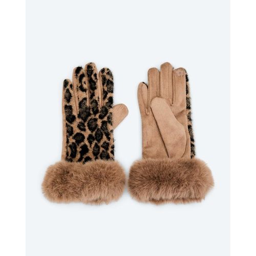 Handschuhe im Leodesign mit Webpelz