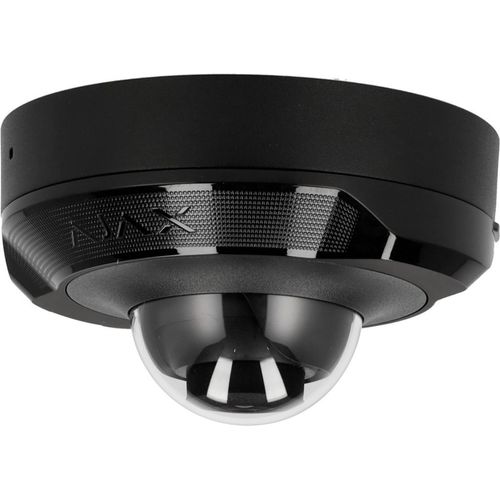 Ajax DomeCam Mini IP Dome Kamera, 8 MP, 2.8 mm, Intelligente Videoanalyse, Schwarz (HAN 76023)