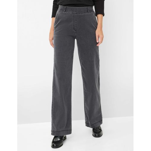 Raphaela by Brax Damen Marlenehose Style PAM FLARED ANTHRA Denim Dunkelgrau Anthrazit, denim dunkelgrau - anthrazit, Gr. 40K Image