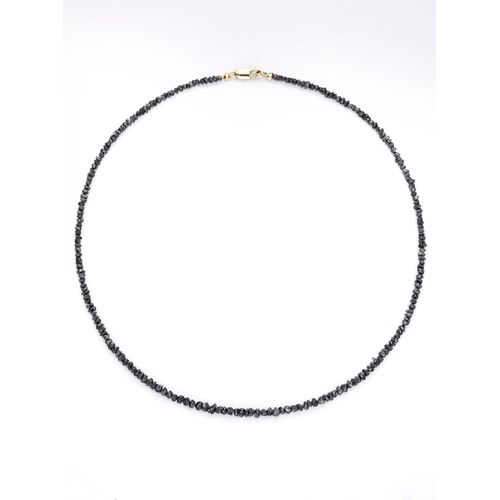Perlenkette LADY, gold (gelbgold 375), Halsketten, Damen, 45, Metall-Gold, L: 45cm, Metall, Gold