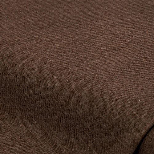 Baumwoll-Leinen-Mischgewebe "Natural", schokobraun Image