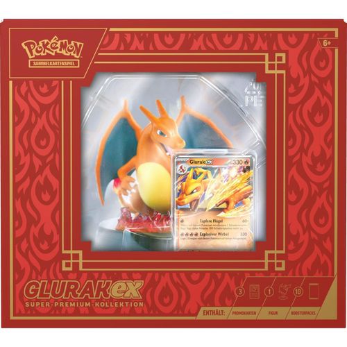 Pokemon Sammelkarten Pokémon-TCG: Glurak-ex Super-Premium-Kollektion