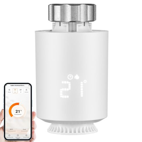 Echos Smartes Zigbee Heizkörperthermostat Amazon Alexa & Google Assistant kompatibel