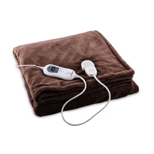 Dr. Watson XL Heizdecke 120 W 3 Stufen 180 x 130 cm Bedienteil Braun XL