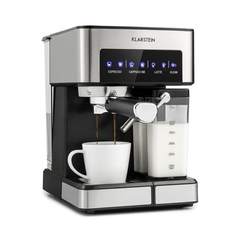 Arabica Comfort Siebträgermaschine 1350W 20 Bar 1,8l Touch-Bedienfeld