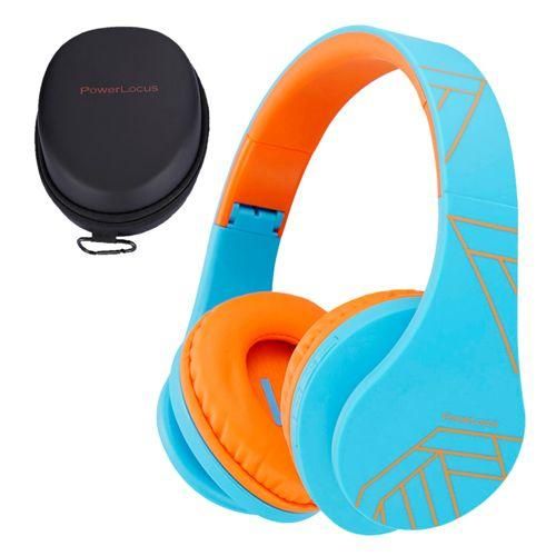 PowerLocus P2 Kids Kinder- Kopfhörer blau/orange