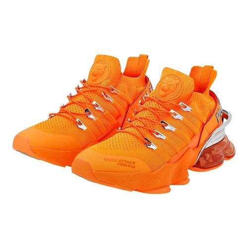 Plein Sport Low-Top Sneaker - Runner Sneaker Tiger Attack//Gen.x.4 - Gr. 48 - in Orange - für Damen Image