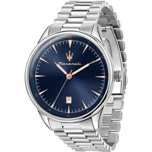MASERATI Quarzuhr QUARZUHR Edelstahl silber
