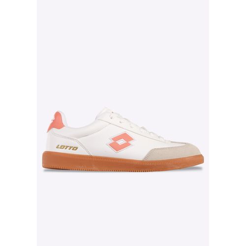 Sneaker LOTTO, Gr. 42, weiß (weiß, papaya), Synthetik, Schuhe