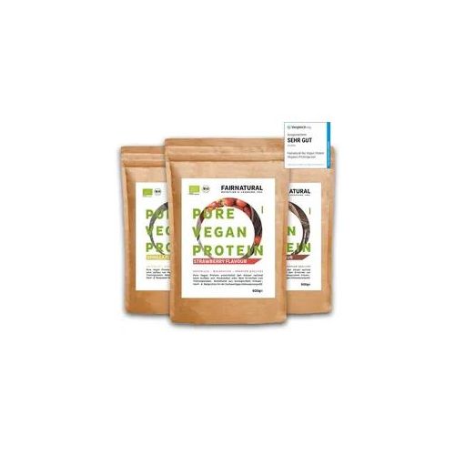 Bio Veganes Proteinpulver 3er Bundle (Sorten frei wählbar) - Schokolade