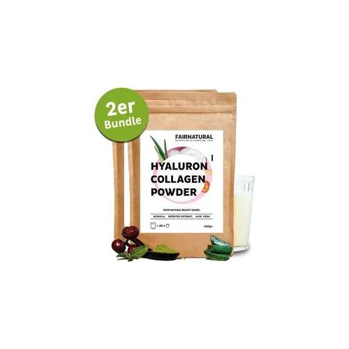Kollagen Hyaluron Pulver 2er Pack (900g)