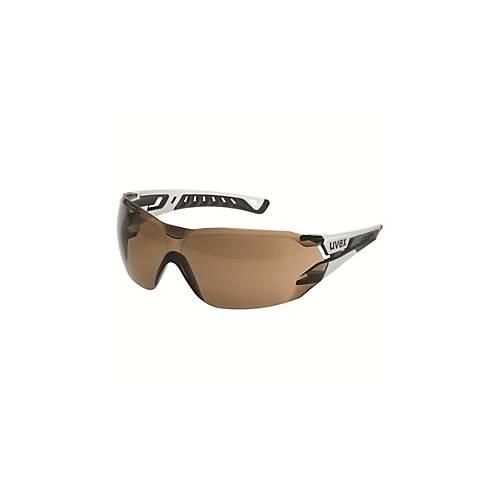 Schutzbrille Uvex pheos nxt CBR23, Panoramascheibe, spezieller CBR23-Filter, kratzfest, Kunststoff, schwarz-weiß