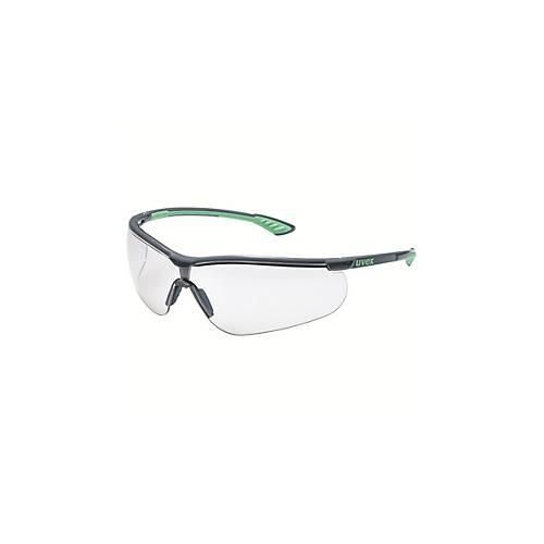 Schutzbrille Uvex sportstyle planet, UV-Schutz, beschlagfrei, kratzfest, Kunststoff, anthrazit-grün
