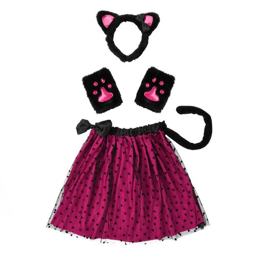 Kostüm-Set Katze 3-teilig