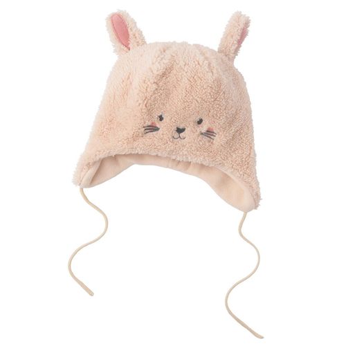 Baby Mütze mit Plüsch