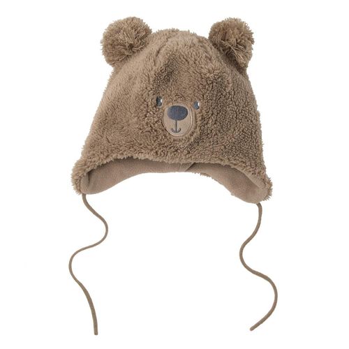Baby Mütze mit Plüsch