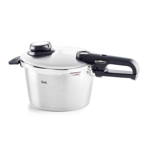 Fissler Schnellkochtopf Vitavit Premium , Silber , Metall , 4,5 L , einstellbare Kochstufen , Kochen, Töpfe, Schnellkochtöpfe
