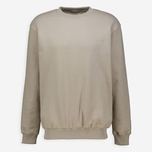 Beiges Sweatshirt mit Rundhalsausschnitt