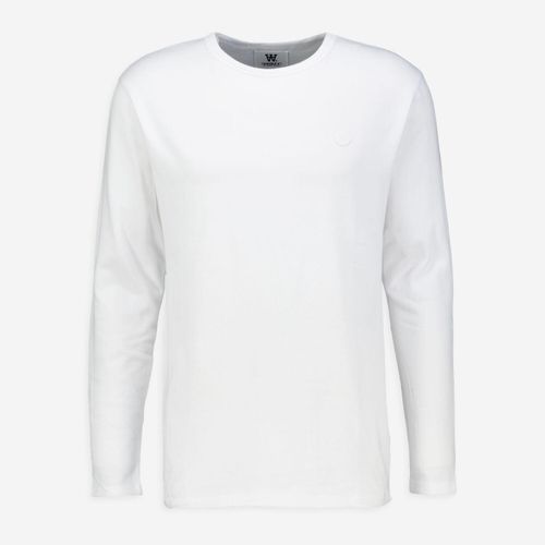 Weißes langärmliges Oberteil