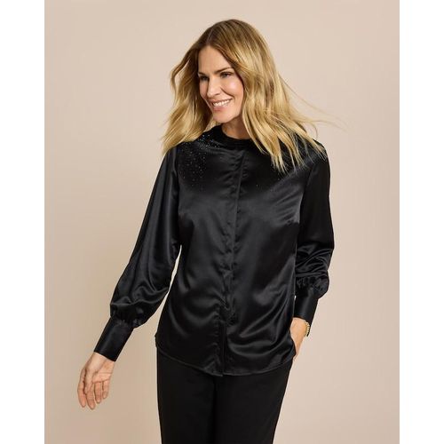 Bluse mit Strassverzierung