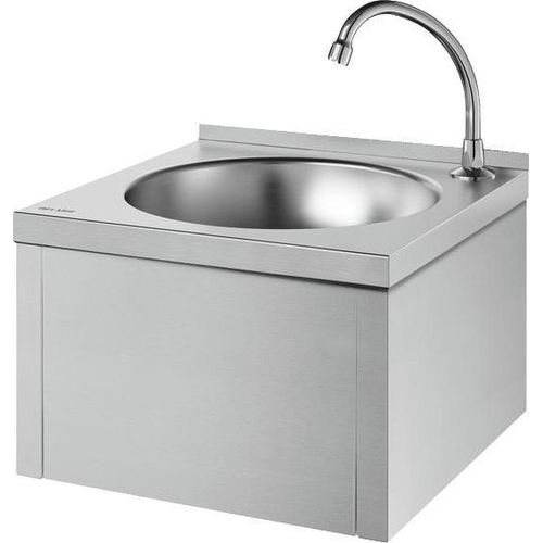 Delabie Waschtisch SXS kpl. mit Selbstschl.-Ventil Edst. 1.4301 sat.