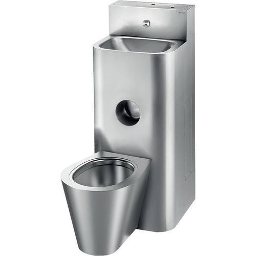 Delabie Gefängniskombi KOMPACT WT WC bodenst. mi Edst. 1.4301 sat