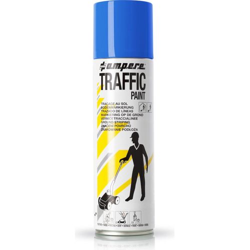 AMPERE TRAFFIC PAINT Bodenmarkierspray Traffic Paint 500ml blau 12 Stk