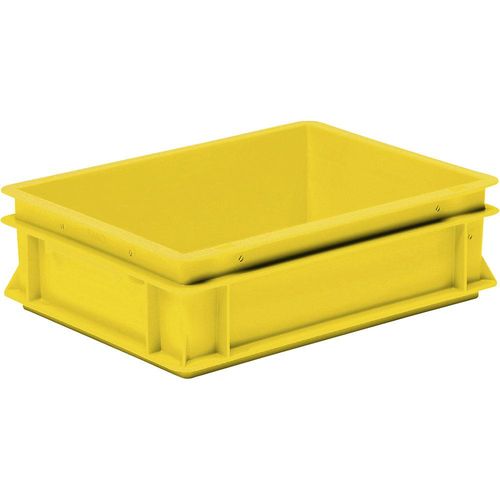 Euro-Stapelbehälter, LxBxH 400 x 300 x 120 mm, gelb, VE 8 Stk kaiserkraft Image