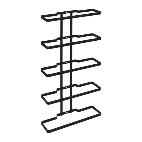 Xxxl Flaschenregal , Schwarz , Metall , 24x9x44 cm , DIN EN ISO 9001 , Küchen, Küchenmöbel, Küchenregale