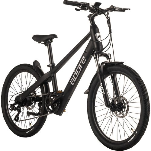 ADORE E-Bike für Kinder 24" Alu Kids Citybike KS-240 Heckmotor 45NM / 10,4Ah Pitch Black adore-bikes 282E