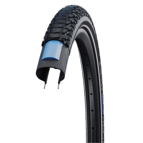 Schwalbe Marathon Plus Tour Fahrradreifen Fahrradmantel Fahrrad 1 Reifen 27.5 x 2.15 schwarz mit Reflex und Pannenschutz