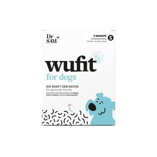 Dr. SAM Ergänzungsfuttermittel wufit dog - 3 Monatsanwendung Hundegröße S